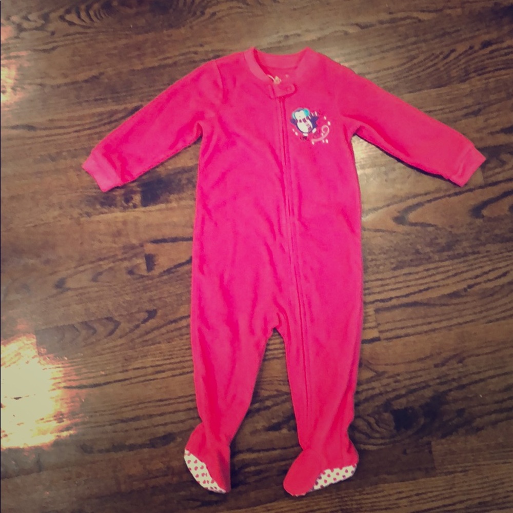 Carters Pink Winter Fleece Pajamas